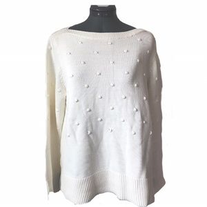 Ann Taylor Petite Popcorn Stitch Sweater